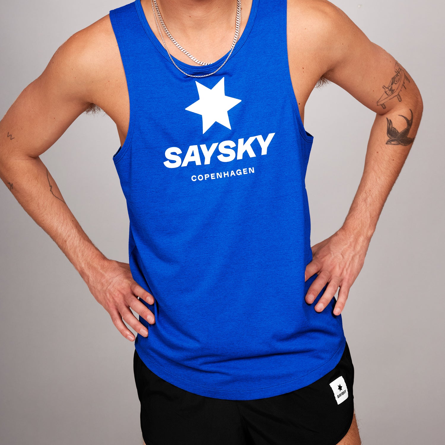 レースシングレット LMRSI30c2004 Logo Combat Singlet - Blue [メンズ]