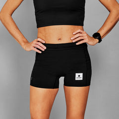 ランニングタイツ LWRST62c901 W Flow+ Race Short Tights 4inch - Black [レディーズ]