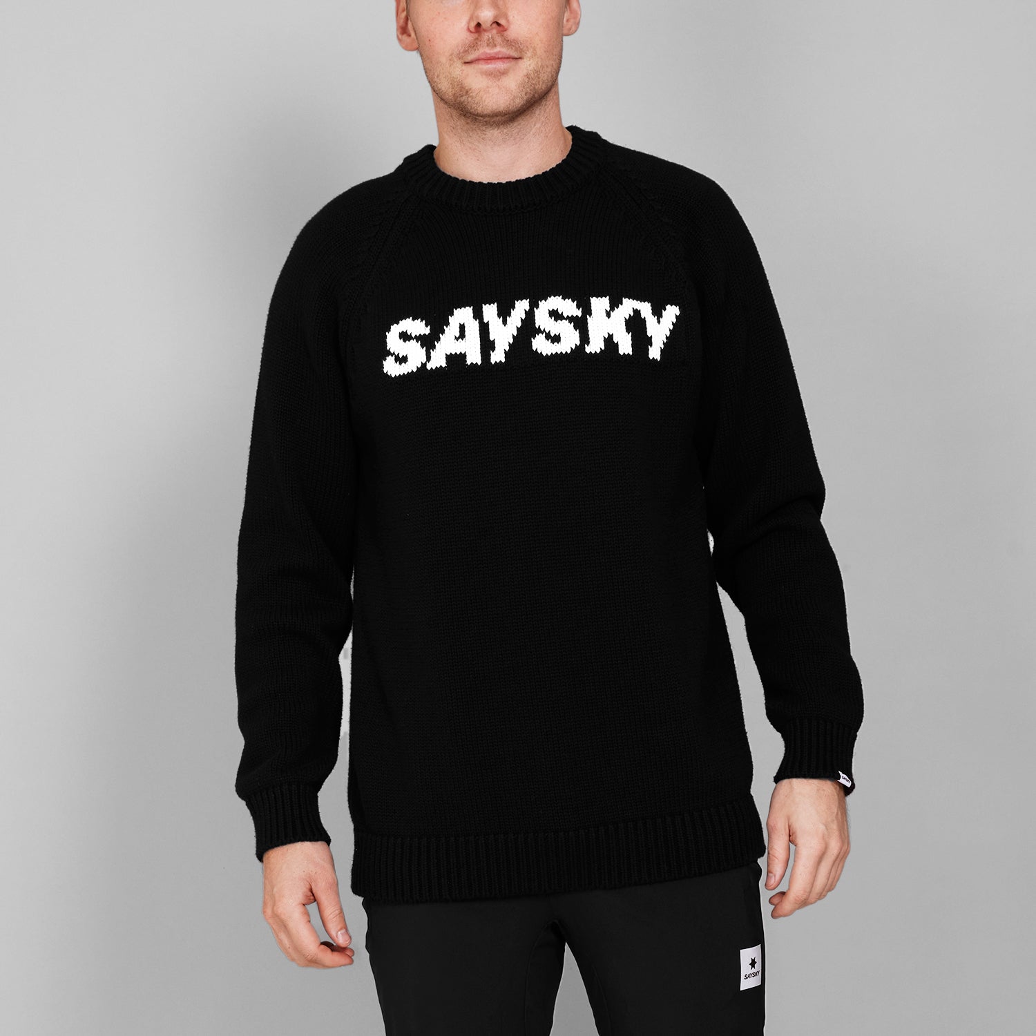 スポーツウェア LMLKW02c901 Logo Knitted Crew Neck - Black [ユニセックス]