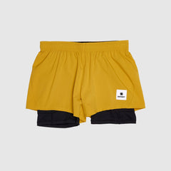 ランニングショーツ KWRSH01c402 Wmns Pace 2-in-1 Shorts 3inch - Yellow [レディーズ]