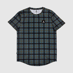 ランニングTシャツ KMRSS03c1008 Checker Combat T-shirt - Grey [メンズ]