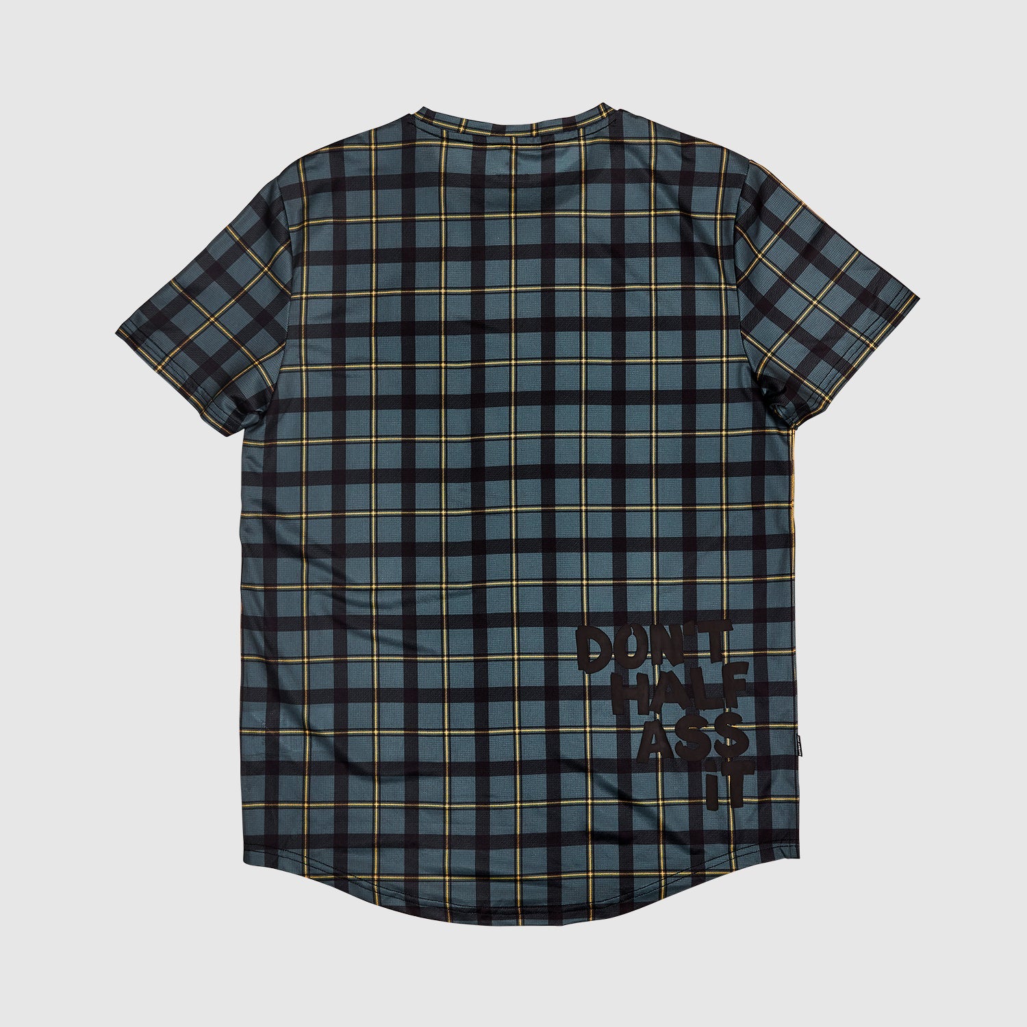 ランニングTシャツ KMRSS03c1008 Checker Combat T-shirt - Grey [メンズ]