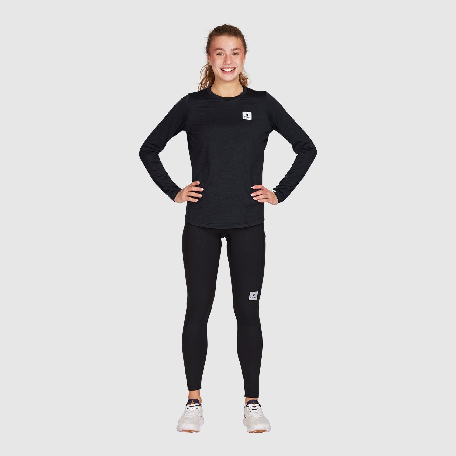 ランニングタイツ XWRLT20c901 Wmns Combat+ Long Tights - Black [レディーズ]