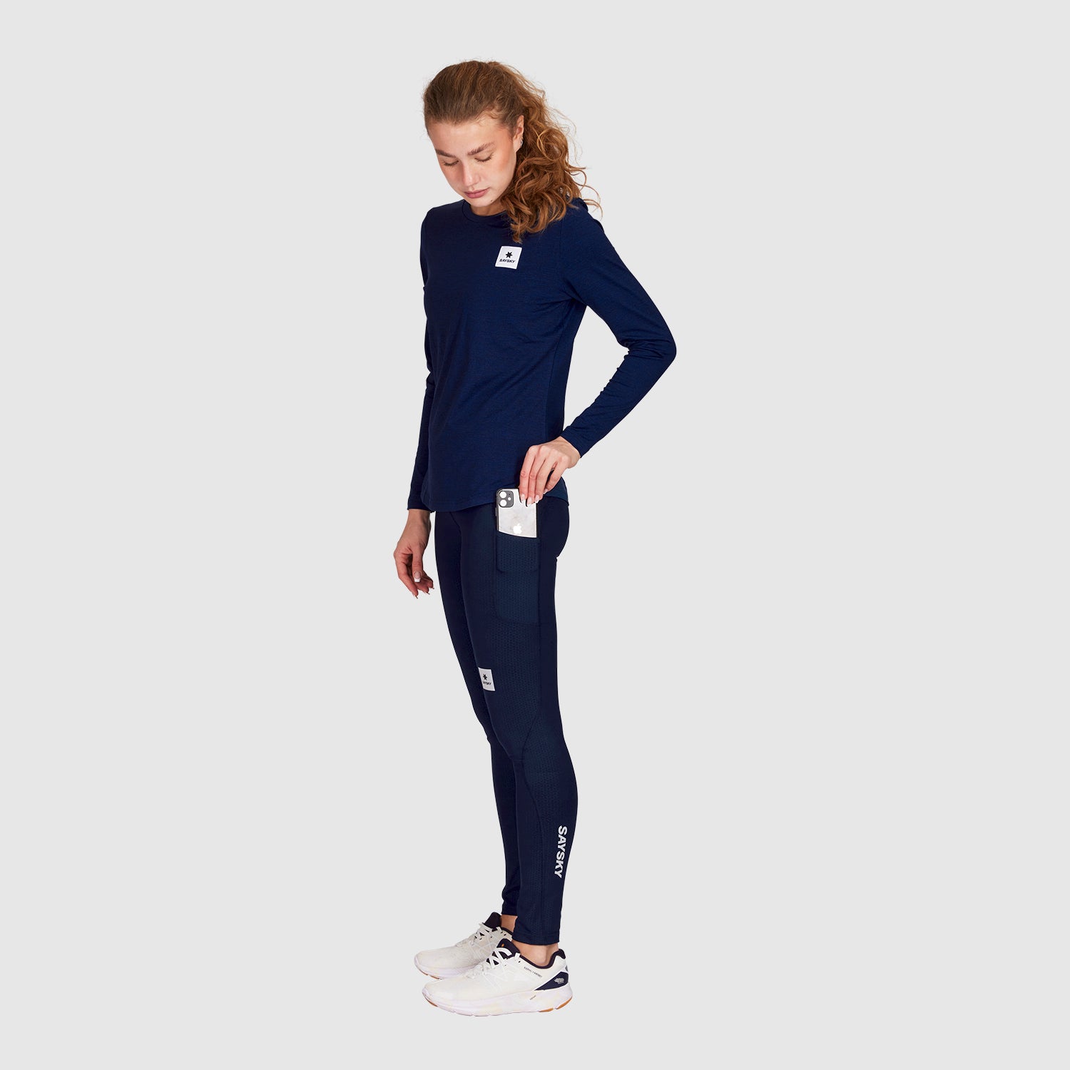 ロングタイツ XWRLT20c201 Wmns Combat+ Long Tights - Blue [レディーズ]