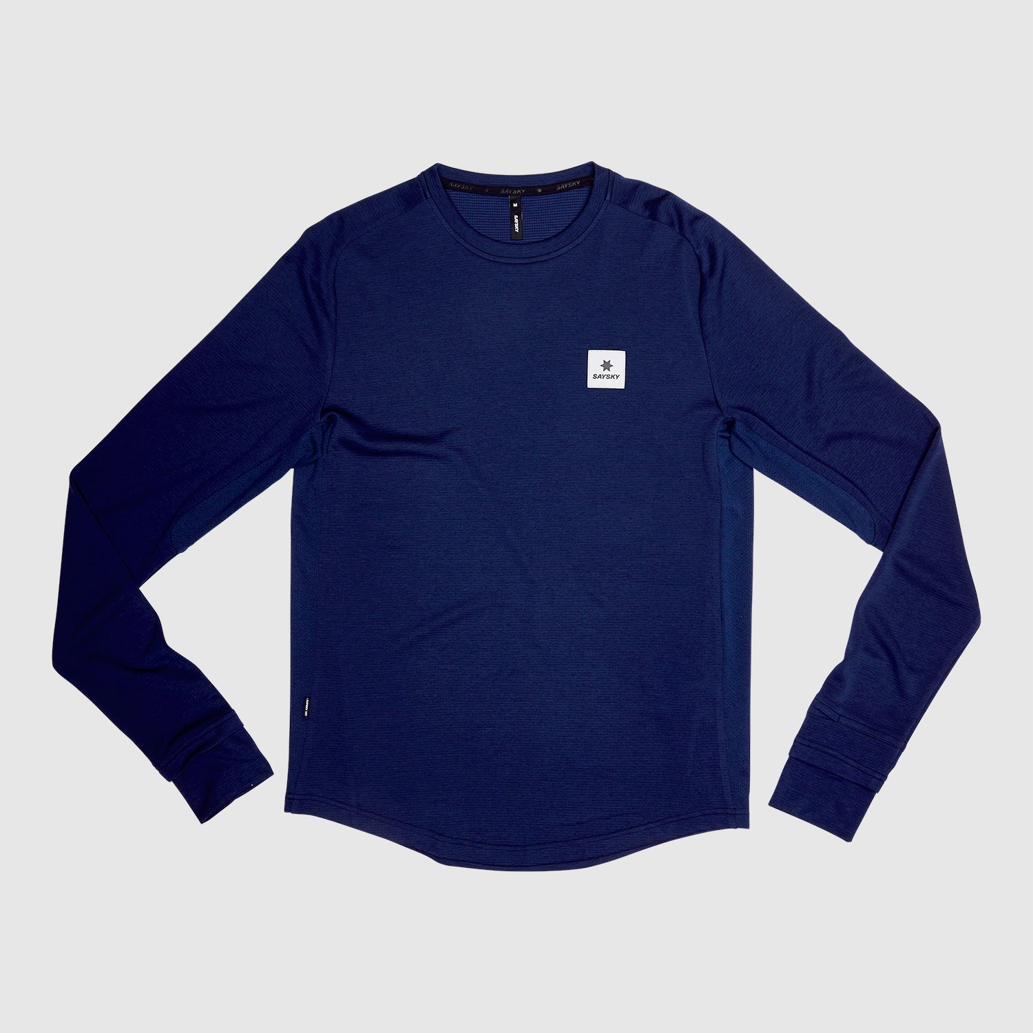 ランニングTシャツ(ロングスリーブ) KMRLS01c2001 Flow Longsleeve - Blue [メンズ]