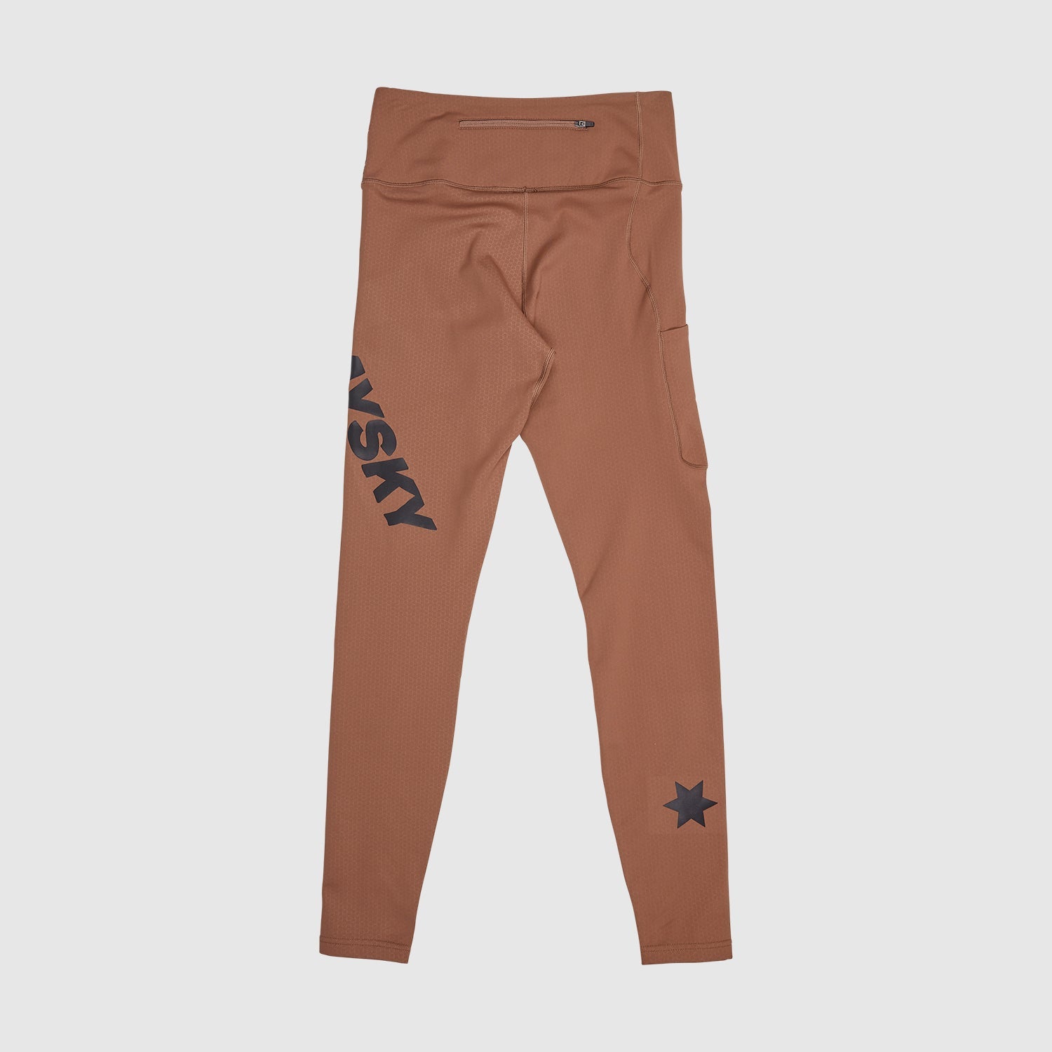 ロングタイツ KWRLT02c702 Wmns Logo Pace+ Long Tights - Brown [レディーズ]