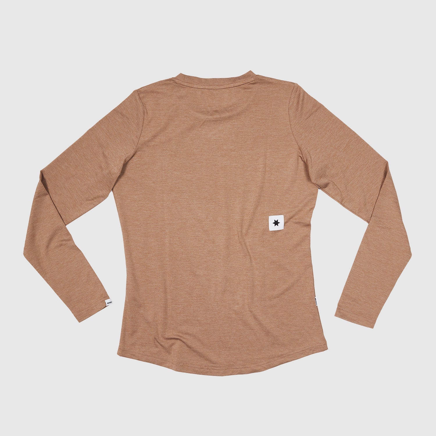 ランニングTシャツ(ロングスリーブ) KWRLS02c7002 Wmns Logo Pace Longsleeve - Brown [レディーズ]