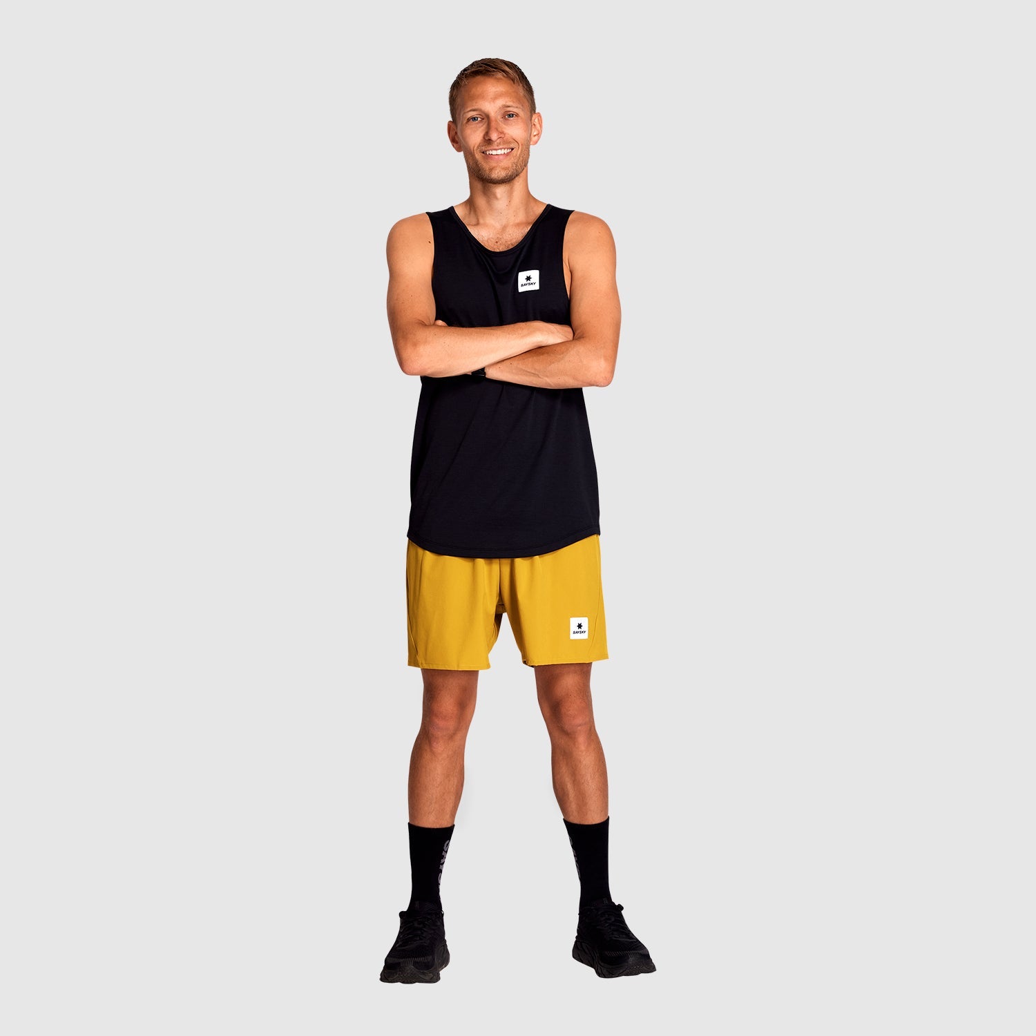 ランニングショーツ KMRSH02c402 Pace Shorts 5inch - Yellow [メンズ]