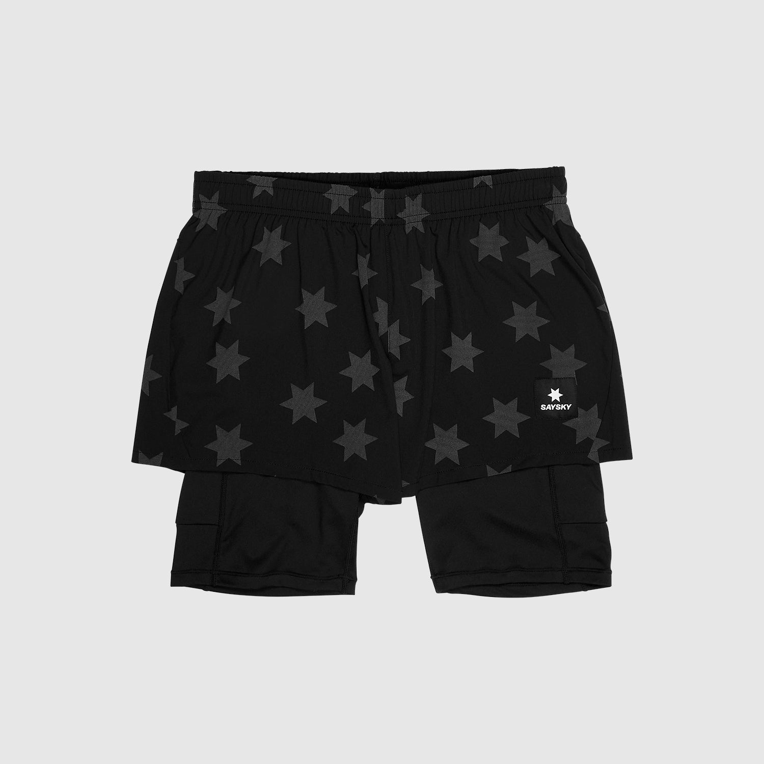 ランニングショーツ KWRSH03c1009 Wmns Star Reflective Pace 2-in-1 Shorts 3inch - Black [レディーズ]