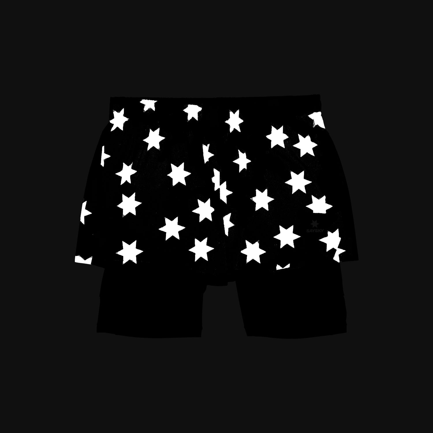 ランニングショーツ KWRSH03c1009 Wmns Star Reflective Pace 2-in-1 Shorts 3inch - Black [レディーズ]