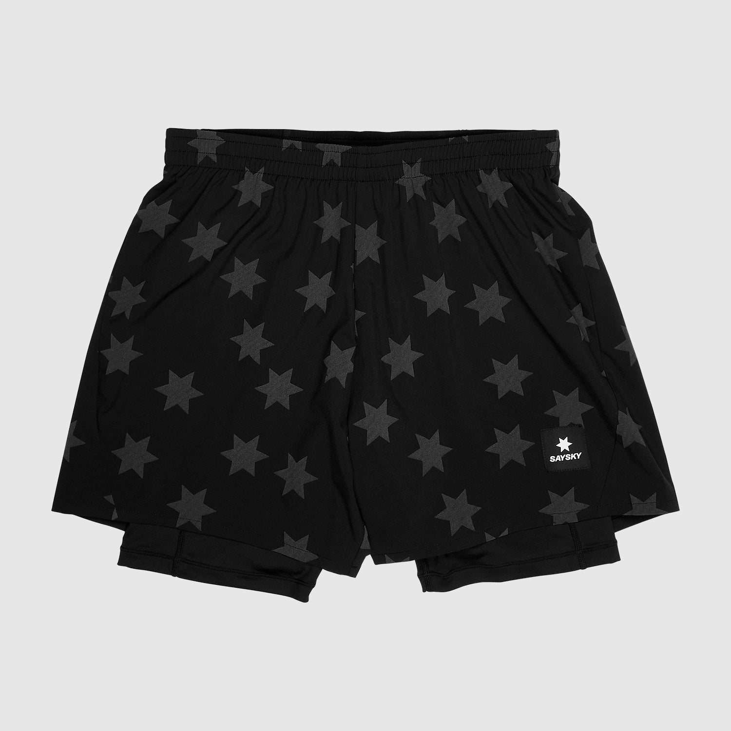 ランニングショーツ KMRSH03c1009 Star Reflective Pace 2-in-1 Shorts 5inch - Black [メンズ]