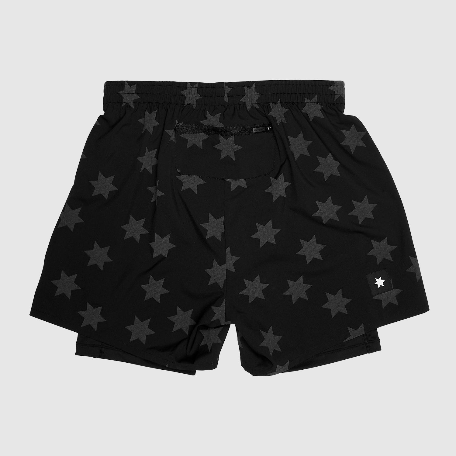 ランニングショーツ KMRSH03c1009 Star Reflective Pace 2-in-1 Shorts 5inch - Black [メンズ]