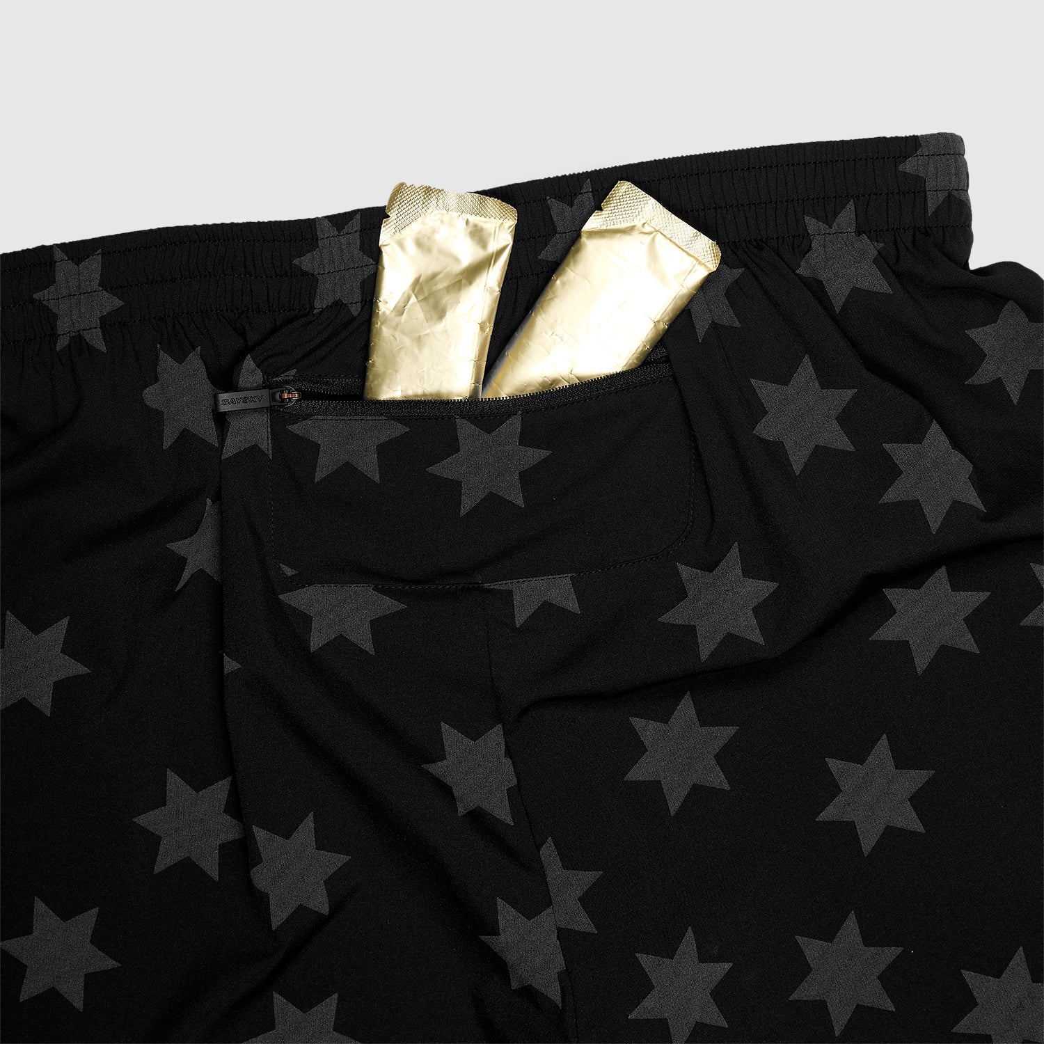 ランニングショーツ KMRSH03c1009 Star Reflective Pace 2-in-1 Shorts 5inch - Black [メンズ]