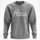 スウェット HBMR19204 Caswgmsw Sweatshirt - Script White/Grey Marl [ユニセックス]