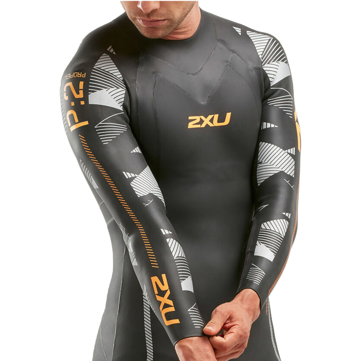 1) □ 公式 □ 2XU/ツータイムズユー トライアスロン用ウェットスーツ P:2プロペル P:2 Propel Triathlon Wetsuit - Black/Orange Fizz [メンズ] MW4990c BLK/ORG STYLE BIKE ONLINE SHOP