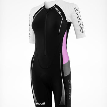 トライアスロンスーツ ANELCSW Anemoi Aero Tri Suit Womens - Black/Aqua/White [レディーズ]