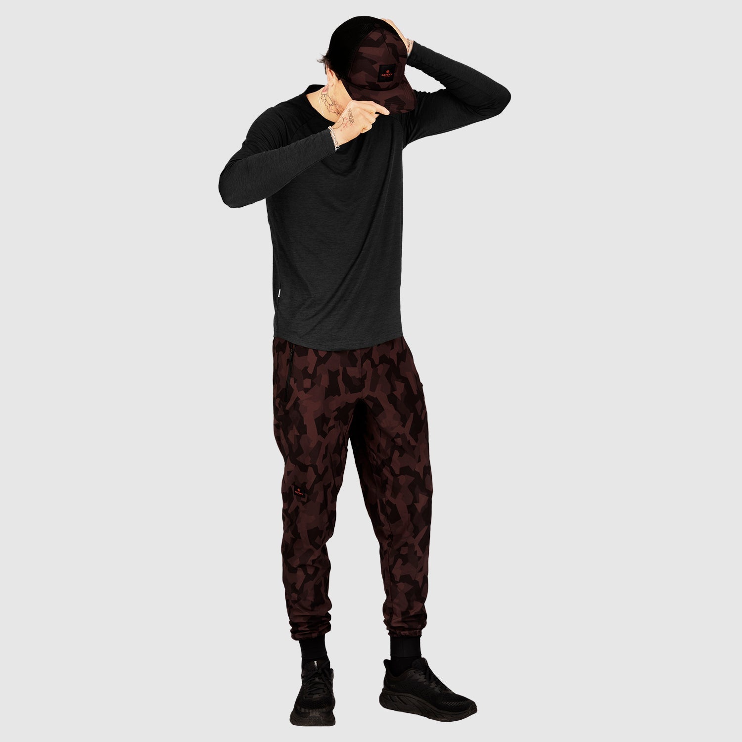 ランニングパンツ HMRPA01 Camo Pace Pants - Black Camo [ユニセックス]