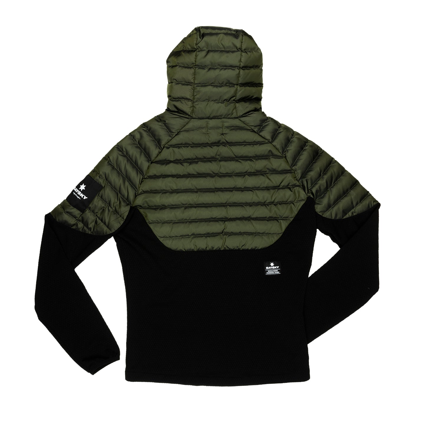 ランニングジャケット GMRJA07 Blaze Hybrid Jacket - Olive Iridescent Green/Black [ユニセックス]