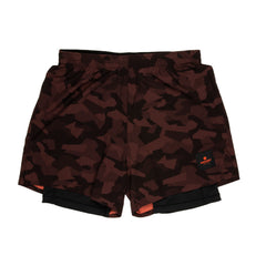 ランニングショーツ HMRSH01 Splinter 2-in-1 Shorts - Black Camo [ユニセックス]