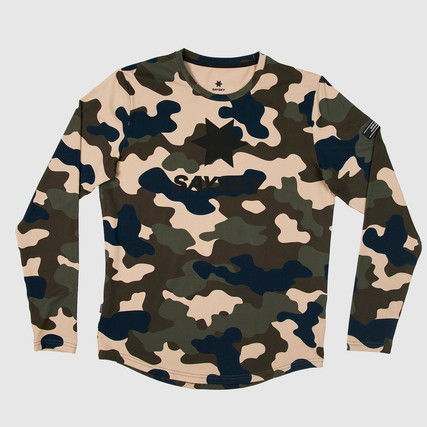 SAYSKY JP - ランニングTシャツ（ロングスリーブ） IMRLS07 Camo Blaze 