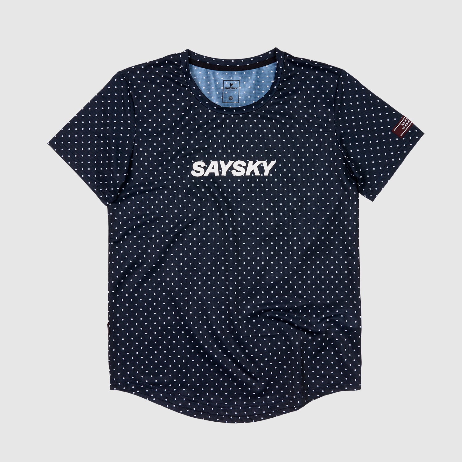 SAYSKY JP - ランニングTシャツ IMRSS01 Polka Combat T-shirt - Sky 