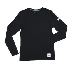 メリノベースレイヤー XMRLS05 Merino Base 165 LS - Black [ユニセックス]