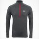 Tシャツ ロングスリーブ DS Training Long Sleeve Top with Half Zip - Dark Grey/Black/Red [メンズ] TDSZIP HBMR18252 - STYLE BIKE ONLINE SHOP