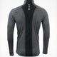 Tシャツ ロングスリーブ DS Training Long Sleeve Top with Half Zip - Dark Grey/Black/Red [メンズ] TDSZIP HBMR18252 - STYLE BIKE ONLINE SHOP