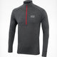 Tシャツ ロングスリーブ DS Training Long Sleeve Top with Half Zip - Dark Grey/Black/Red [メンズ] TDSZIP HBMR18252 - STYLE BIKE ONLINE SHOP