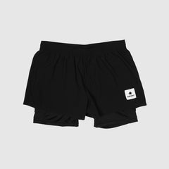 ランニングショーツ XWRSH20c901 Wmns 2-in-1 Pace Shorts 3inch - Black [レディーズ]