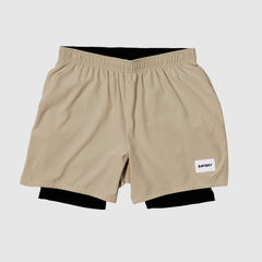 モーションショーツ XWRSH50c801 Wmns Motion 2-in-1 Shorts 5inch - Beige [レディーズ]