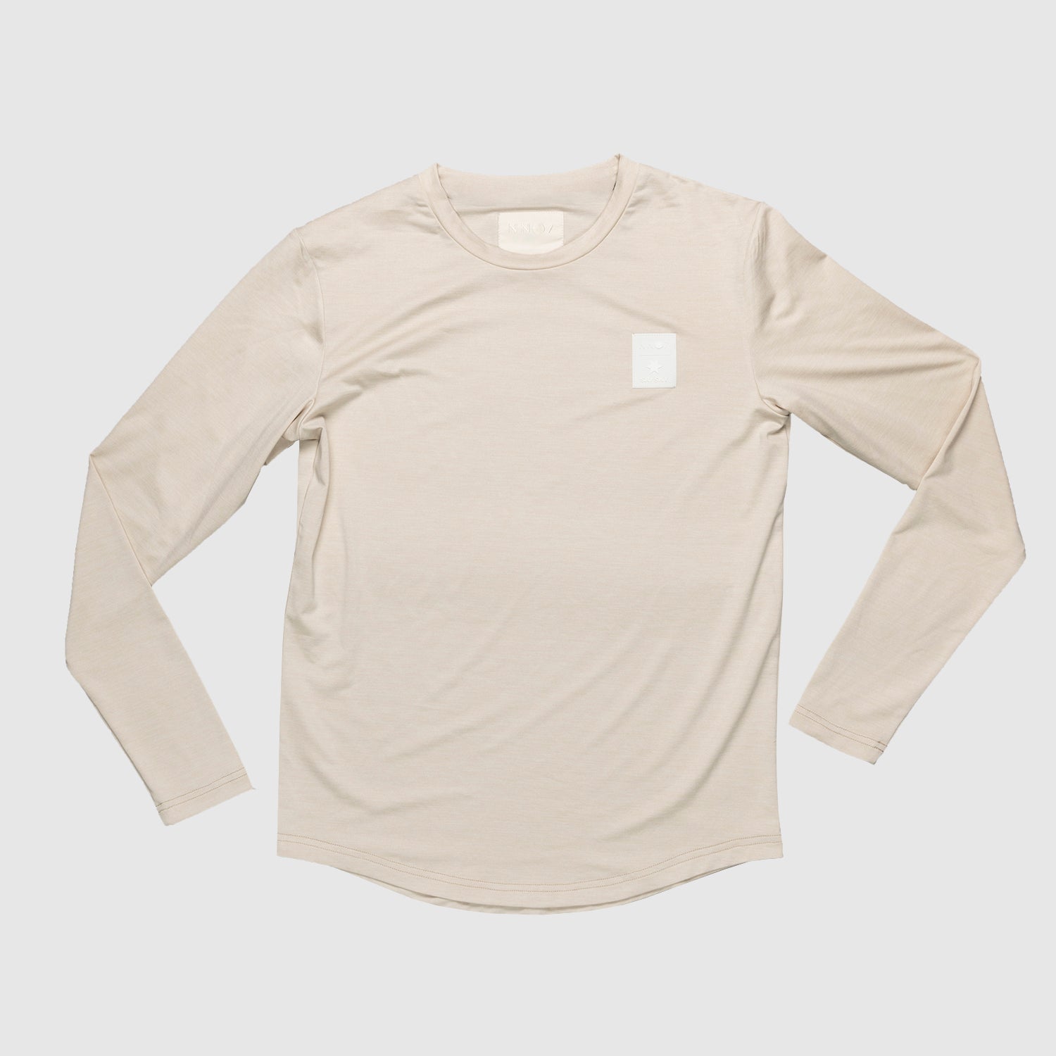 ランニングTシャツ(ロングスリーブ) ZMRLS05 Nn07 X SAYSKY Pace Longsleeve - Bone White [ユニセックス]