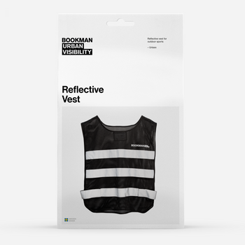 リフレクター BM-53 Reflective-vest リフレクティブベスト Reflective Vest - Black [ユニセックス]