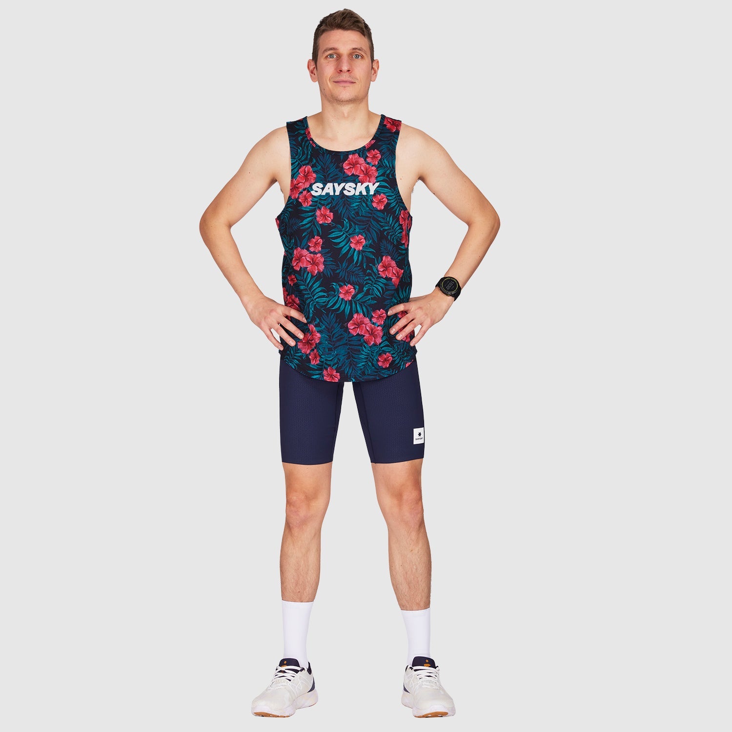 レースシングレット JMRSI02c1005 Combat Singlet - Flower [メンズ]