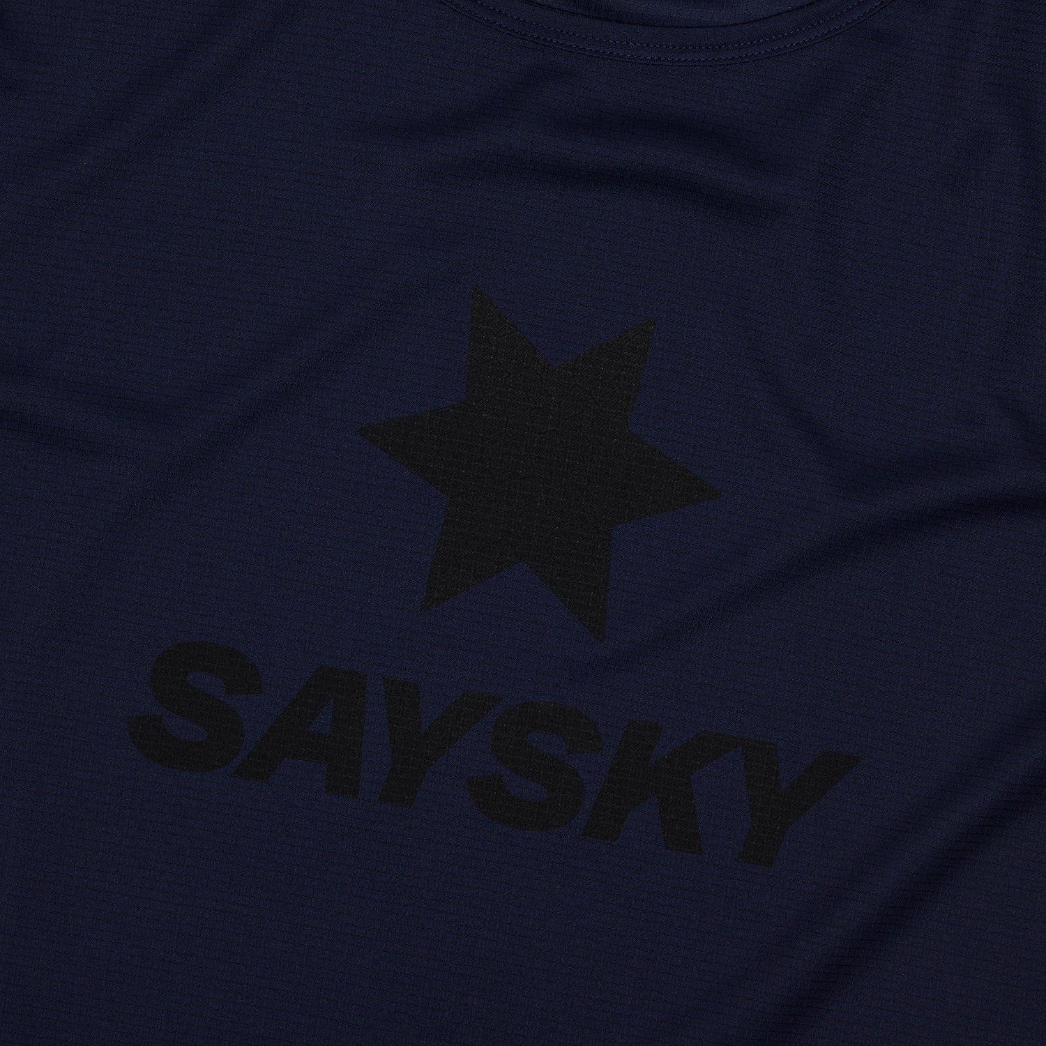 SAYSKY JP - ランニングTシャツ JMRSS21c201 Logo Flow T-shirt - Blue 