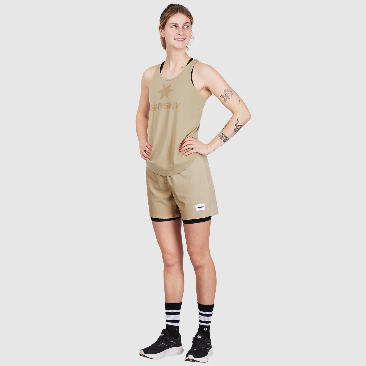 モーションシングレット XWRSI50c801 Wmns Motion Singlet - Beige [レディーズ]