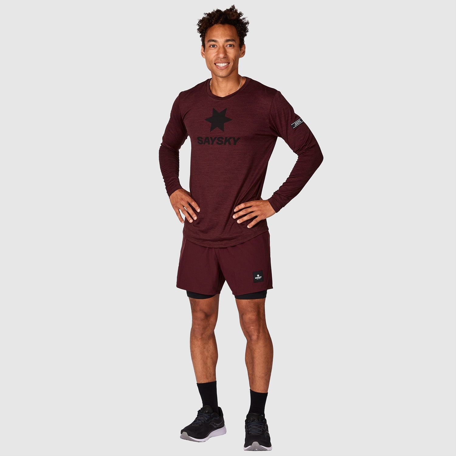 ランニングショーツ IMRSH07 2-in-1 Shorts - Sassafras Burgundy [ユニセックス]