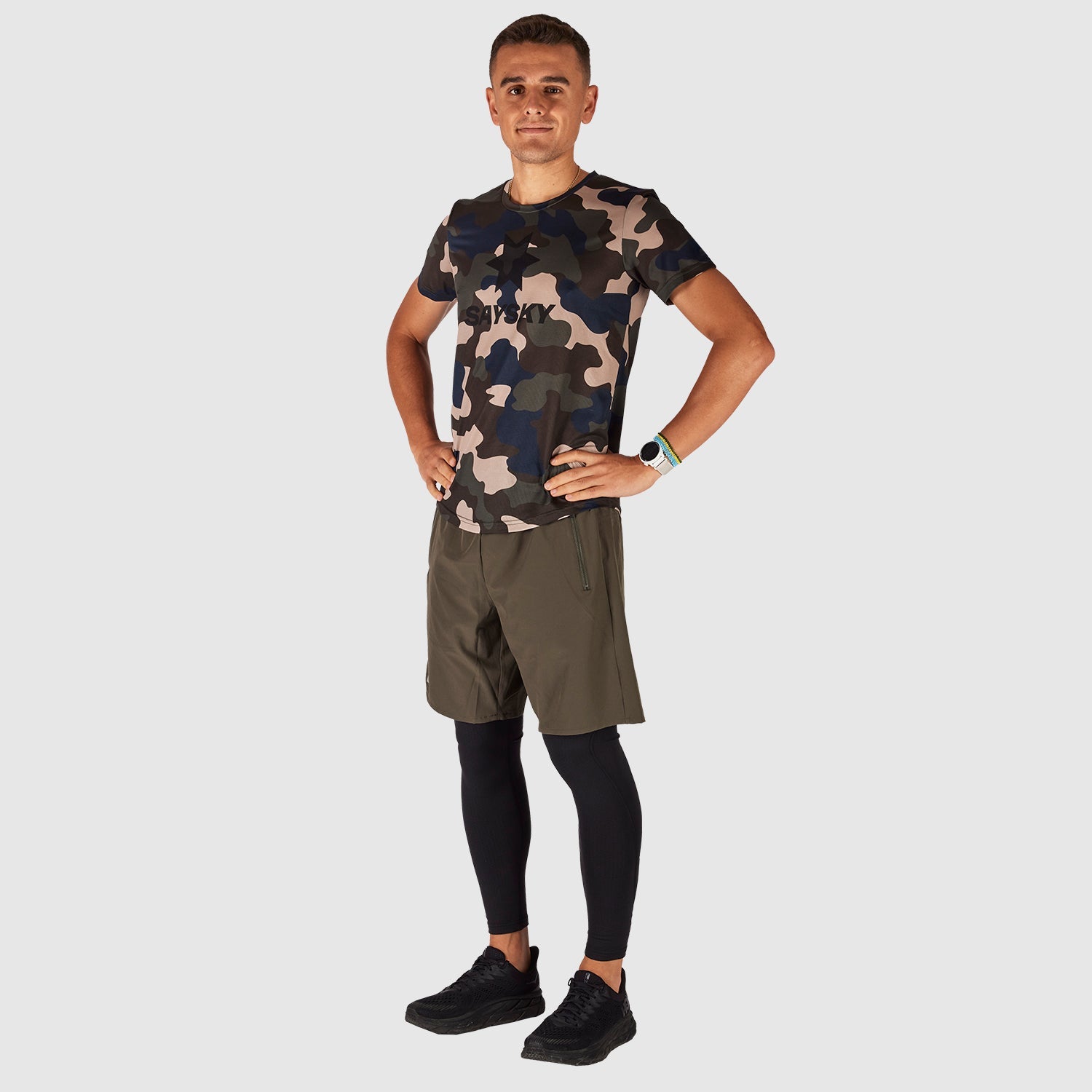 ランニングTシャツ IMRSS09 Camo Combat T-shirt - Woodland Camo [ユニセックス]