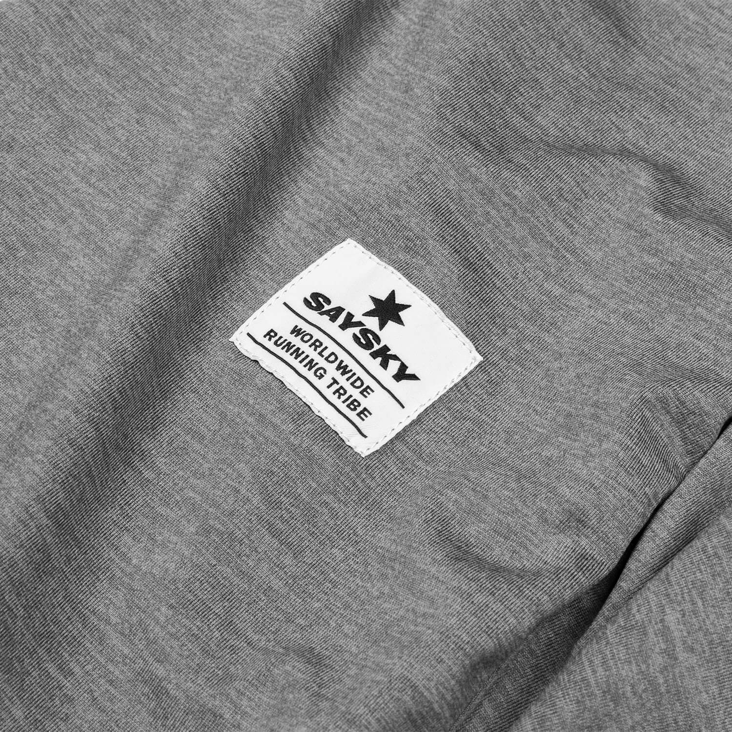 ランニングTシャツ(ロングスリーブ) XMRLS02 Clean Pace Longsleeve - Light Grey Melange [ユニセックス]