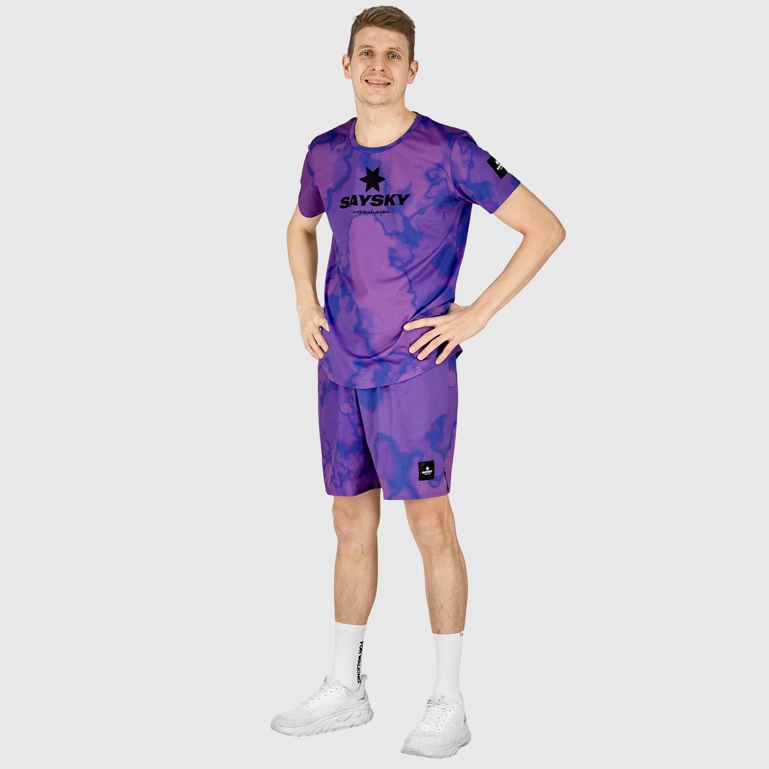 ランニングショーツ HMRSH09 Pace Long Shorts - Purple Toxicity [ユニセックス]