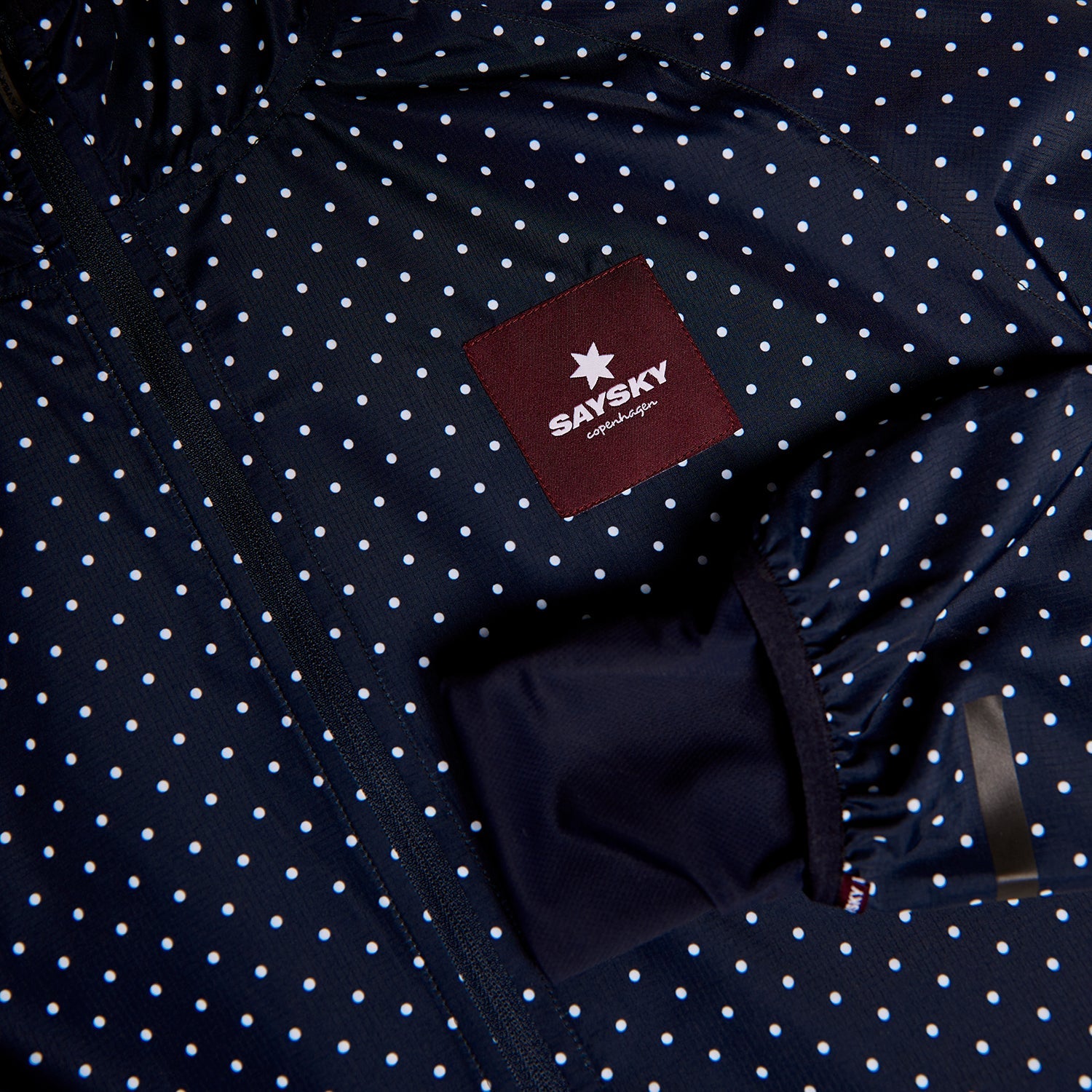 ランニングジャケット IMRJA02 Polka Pace Jacket - Sky Captain Polka Dot [ユニセックス]