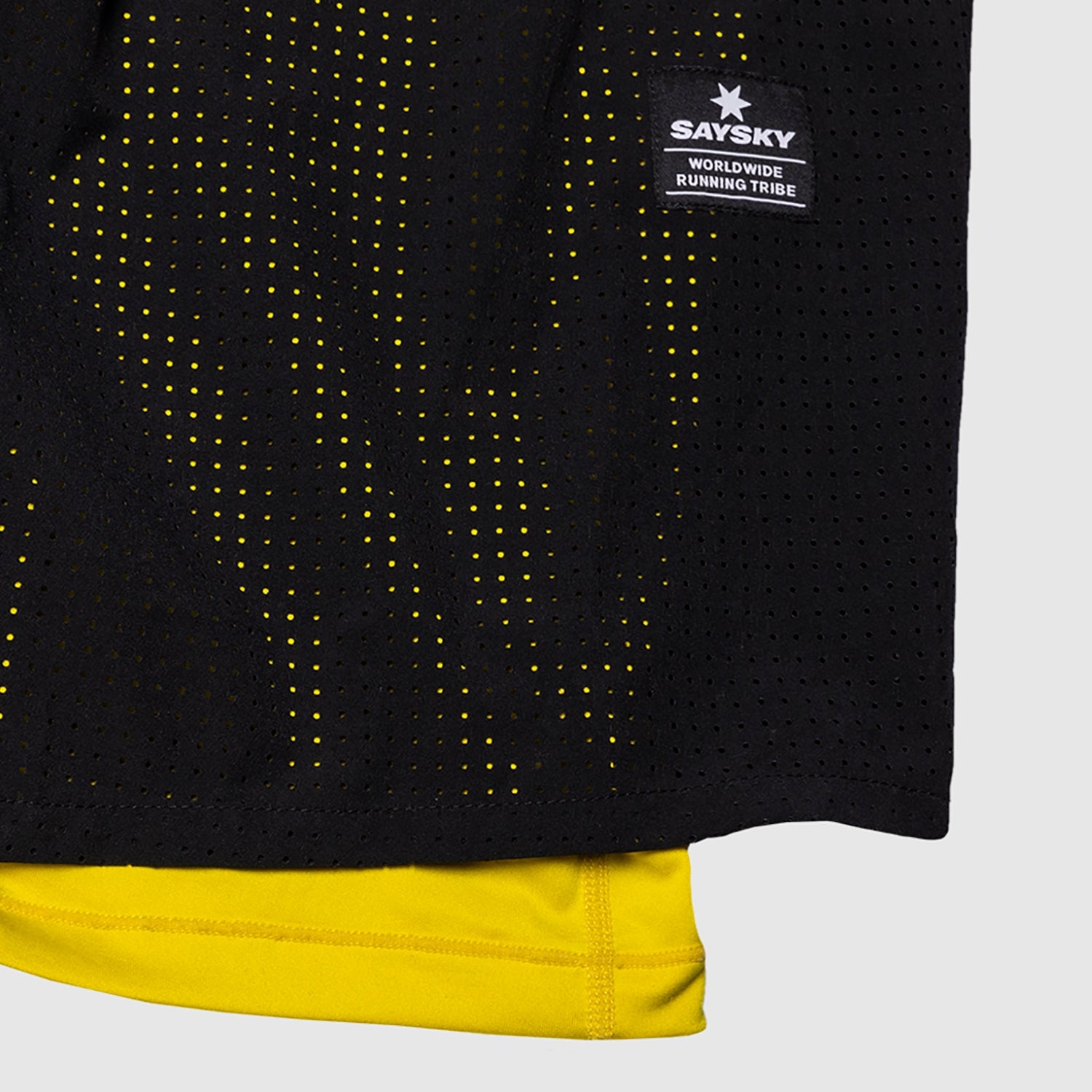 ランニングショーツ HGRSH03 Wmns 2-in-1 Shorts - Black/Empire Yellow [レディーズ]