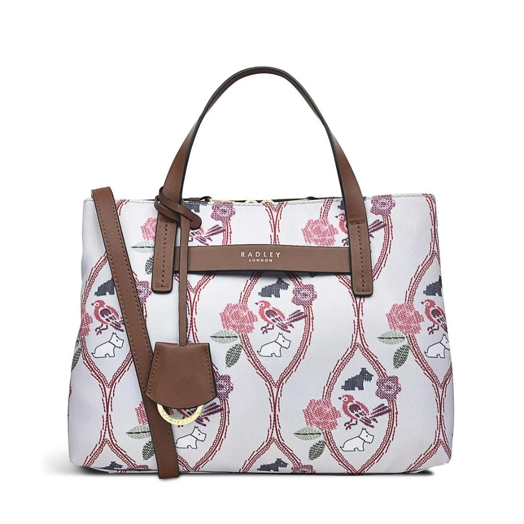 Radley Museum Street Spring Bulbs Medium Ziptop Tote Bag - Butterscotch -  Beales department store