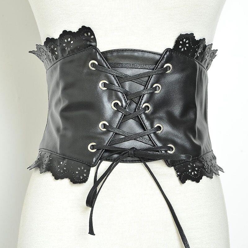 Black Lace Corset Belt – GothBB