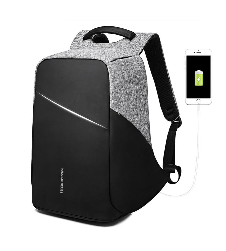  Anti theft USB Backpack Men 15.6 Laptop Backpack Waterproof 