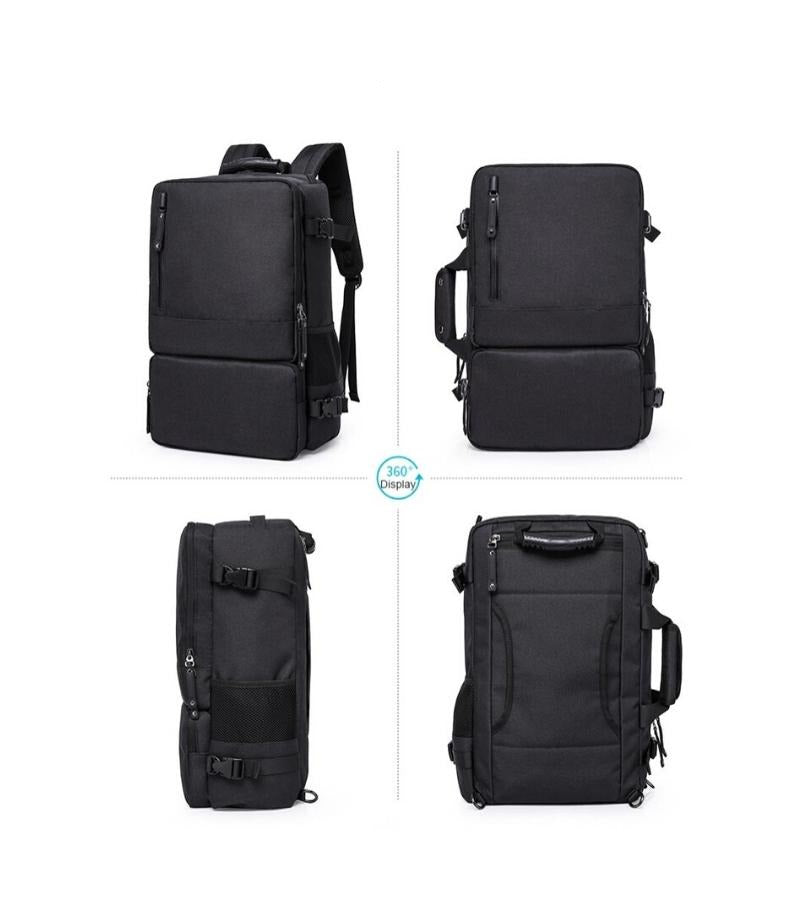 black color waterproof backpack