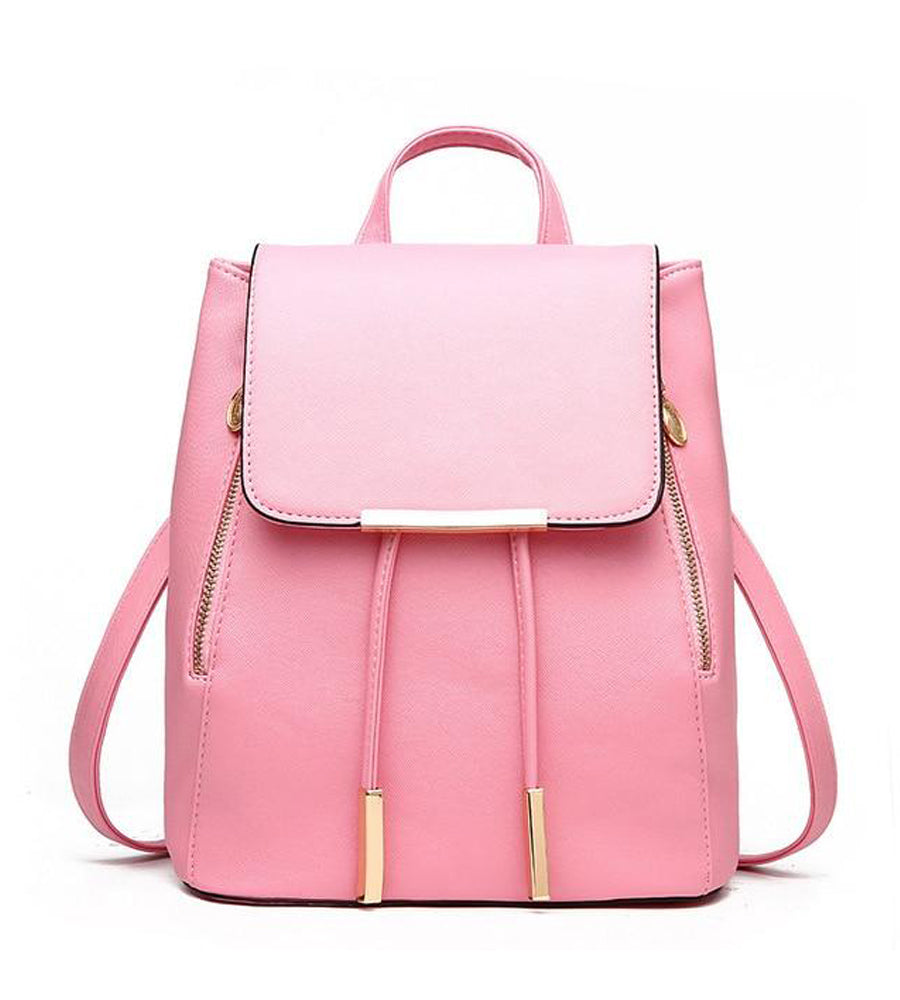 New Women Backpack PU Leather Fashion Female Backbags 