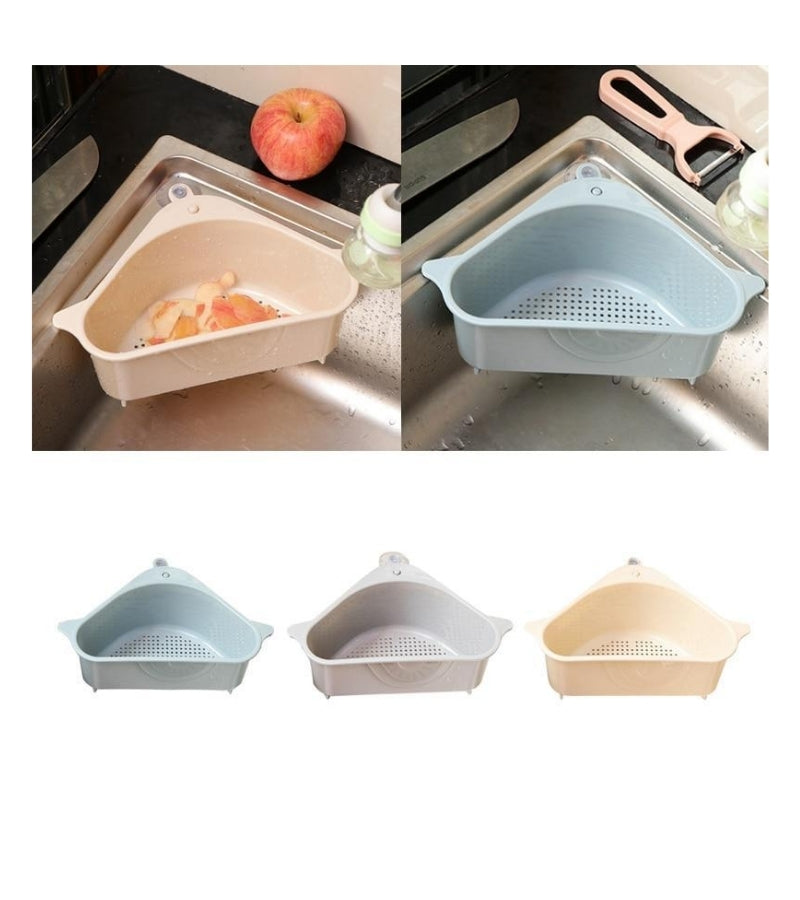 Multifunctional Corner Sink Drain Rack 