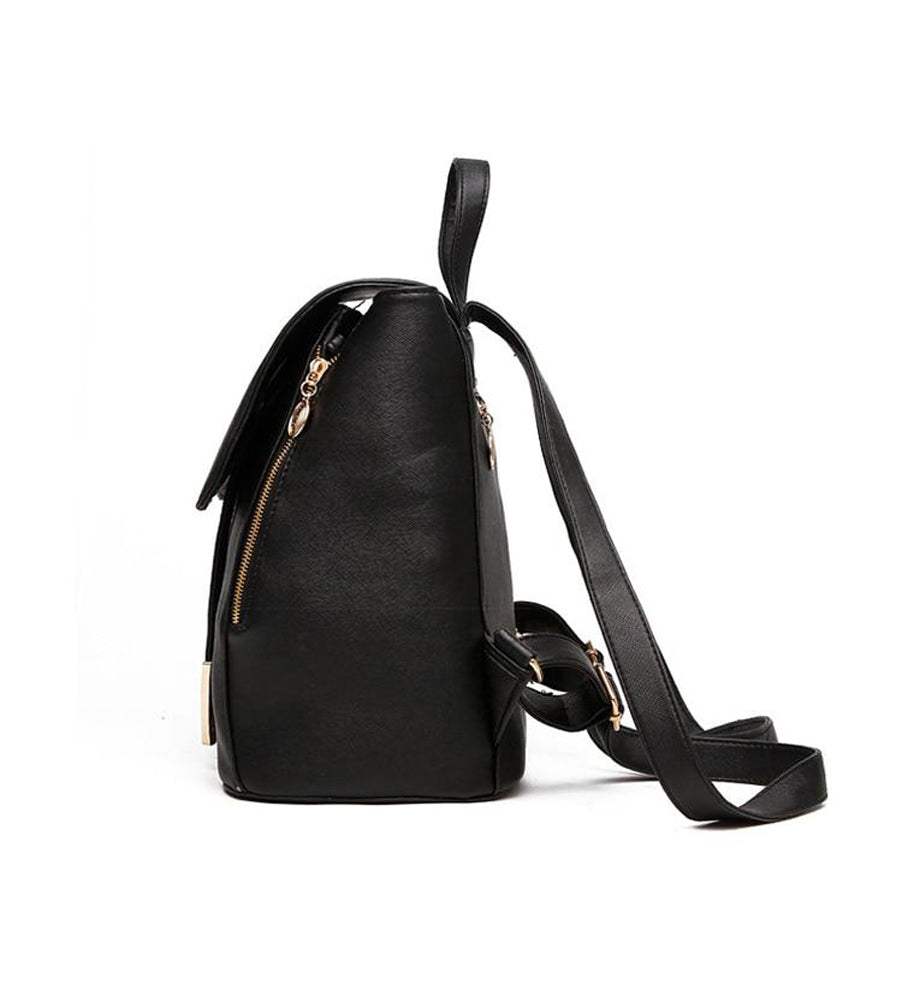  New Women Backpack PU Leather Fashion Female Backbags