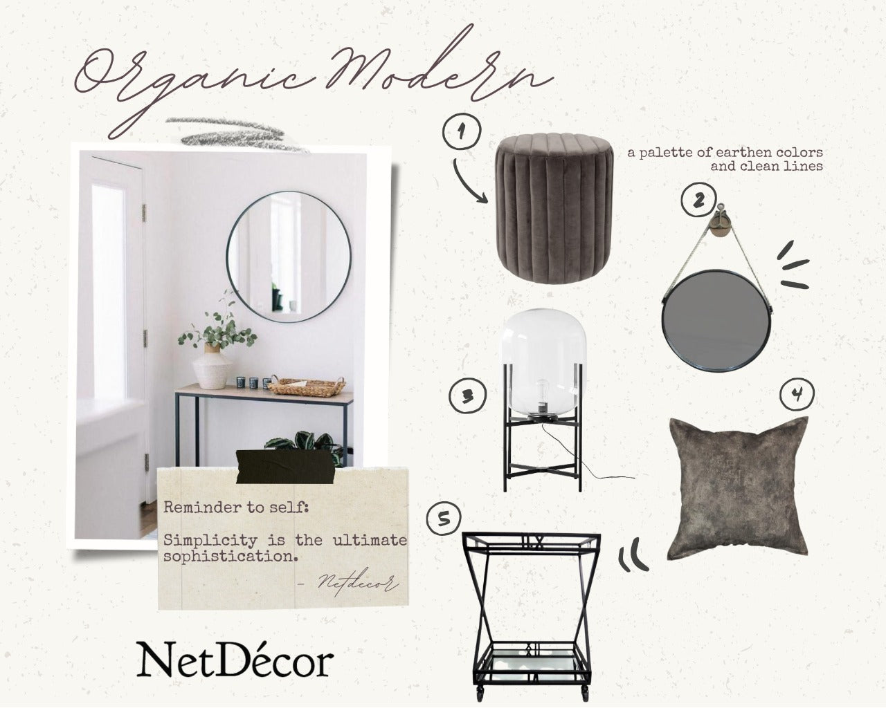 netdecor, organic modern